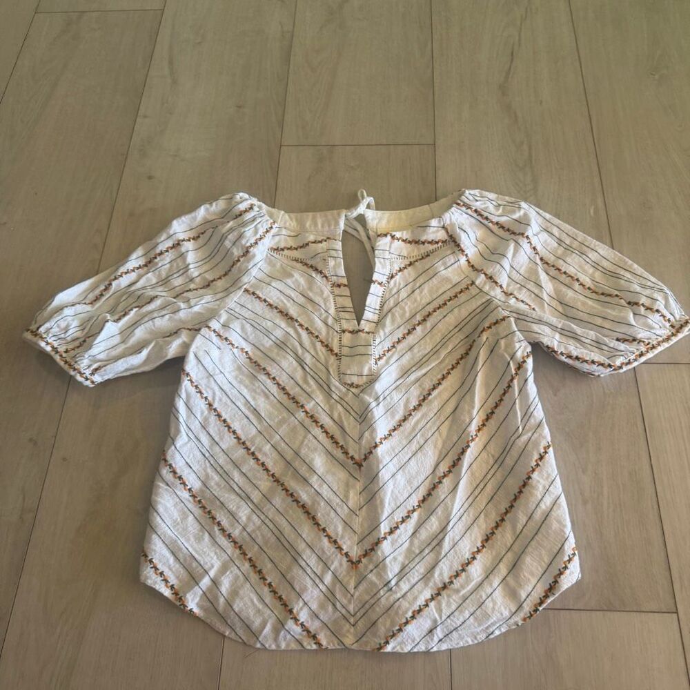 Maeve Fruit Puft-Sleeved Top size 8